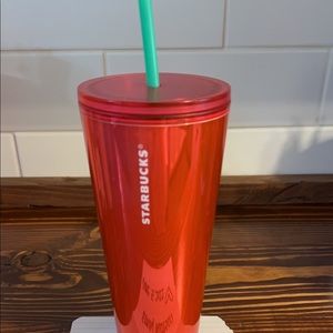 Starbucks watermelon tumbler